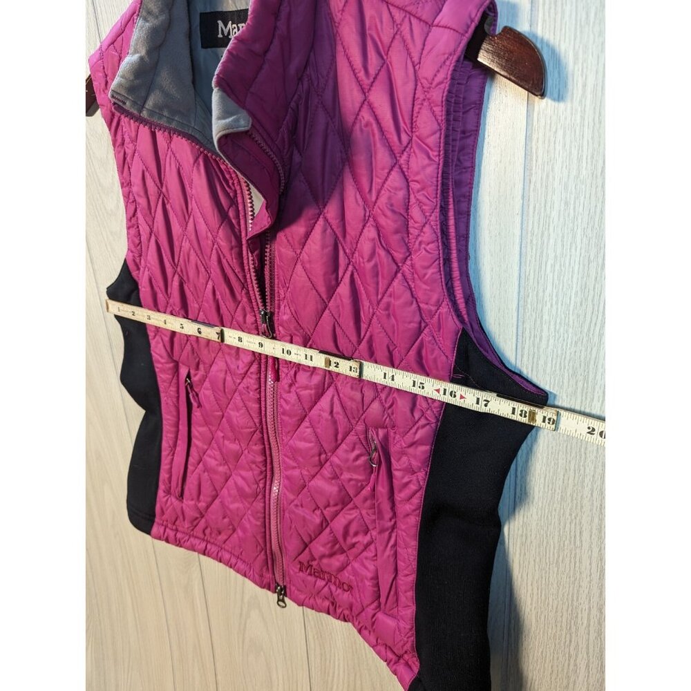Marmot Medium Kitzbuhel Insulated Vest in Pink and Black Size Medium Quilted - Picture 4 of 6